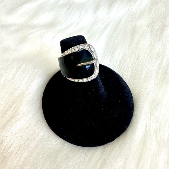 BUCKLE CZ RING - Picture 2 of 5